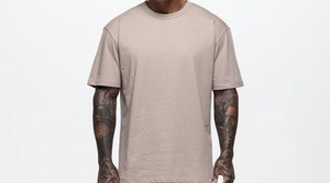 Camiseta Transpirable de Alta Calidad 100% Algodón con Manga Corta, Corte Regular, Tallas Grandes, con Logotipo Personalizado para Hombre - Product Image 4