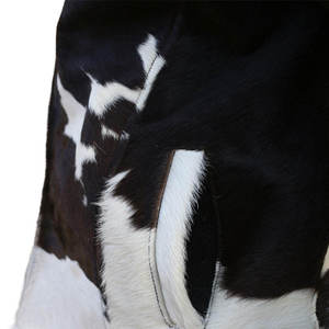 Chaqueta de Cuero Personalizada de Piel de Vacuno con Pelo, Estilo Vaquero, para Motociclista, con Lona, Resistente al Viento, Grabada, para Hombre - Product Image 4