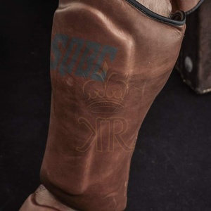 Profesión Boxeo Espesar Espinilleras Empeine Muay Thai Fighting Men Mma Shin Guards Wolon Boxing - Product Image 3