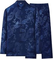 Uniforme de Kung Fu pour hommes, chemise et pantalon, tenue traditionnelle chinoise Tang Hanfu, arts martiaux, Wing Chun, Tai Chi, vêtements d'entraînement