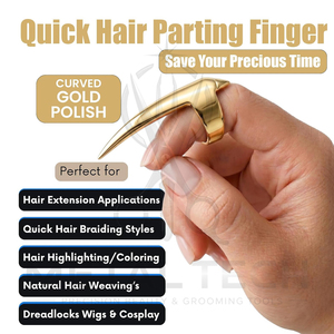 Hair Parting <b>Tools</b> Durable Dreadlocks Wig, Curling, Weaving, Styling, & Quick Installation Of Human Hair Extension Removal <b>Tools</b> - Product Image 2