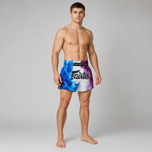 กางเกงมวยไทย Fairtex พรีเมียม ยืดหยุ่น ระบายอากาศได้ดี ทนทาน ผลิตจากโพลีเอสเตอร์ 100% ดีไซน์สั่งทำได้ น้ำหนักเบา แห้งเร็ว - Product Image 5