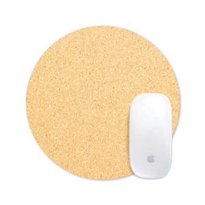 Eco-Friendly Cork Round <b>Mouse</b> <b>Pads</b> Sustainable and Durable Computer Accessories - Product Image 1