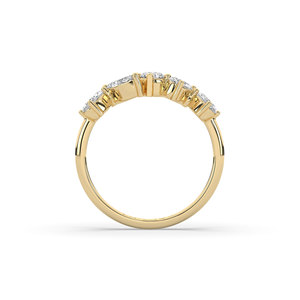 Anillo de Lujo para Mujer Luxeshine con Diamante Ovalado Brillante de 0.95 Quilates Cultivado en Laboratorio, Color E, Oro Sólido de 14K, Certificado IGI - Product Image 2