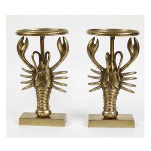 Base para Pastel de Alta Calidad con Diseño de Langosta, de Aluminio Fundido, Moderna, con Acabado en Latón, Novedad, para Mesa de Comedor, Decoración para Bodas y Aniversarios - Product Image 6