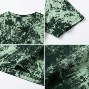 เสื้อยืดคอตตอนเนื้อหนักแบบซโนว์วอชสุดหรูสำหรับแบรนด์ฮิปฮอปแนวอูร์เบน - Product Image 6