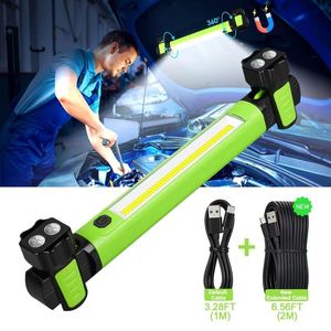 Barre lumineuse de travail LED rechargeable, lampe d'inspection pliable et portable réglable pour la réparation automobile - Product Image 2