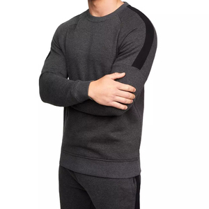 Sudadera de Felpa de Algodón Grueso con Cuello Redondo para Hombre, Talla Grande, Sudadera Lisa con Capucha Interior - Product Image 1