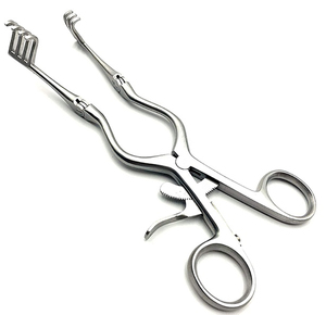 Pinces chirurgicales à pointes émoussées en acier inoxydable, autoclavables, instrument médical pour la pratique chirurgicale et clinique professionnelle - Product Image 1