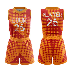 ชุดบาสเก็ตบอล LUUK แบบสั่งทำพิเศษ พิมพ์ลายจุดแบบ Sublimation ระบายเหงื่อได้ดี ผลิตจากโพลีเอสเตอร์ 100% สำหรับผู้ใหญ่ ทรงสปอร์ต ใส่ได้ทั้งชายและหญิง - Product Image 1