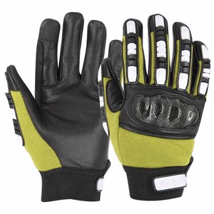 Goat Skin Index Finger and Thumb <b>Touch</b> <b>Screen</b> Back Four-way Foam Lamination Impact Resistant Mechanic Safety <b>Gloves</b> - Product Image 3