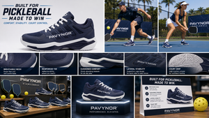 Calzado de Pickleball y Zapatillas de Tenis para Pista con Suela Duradera y Pisada Estable para Partidos Largos y Uso <span class=keywords><strong>Profesional</strong></span> - Product Image 2