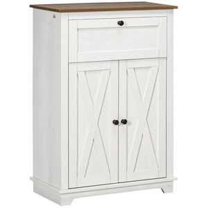 Mobile Bar/Credenza da Cucina in Rovere e Legno Eco-Sostenibile con Dettagli in Alluminio per Sala da Pranzo e Soggiorno - Product Image 3