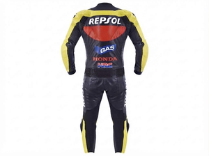 Traje de Motociclismo Zonda Pro de 1 Pieza para Hombre, Cuero Vacuno/Canguro Genuino, Estilo MotoCP, Nivel de Protección 2 - Product Image 2
