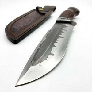 Cuchillo de Carnicero Artesanal de Acero con Alto Contenido de Carbono, Mango de Madera, Herramienta de Cocina - Product Image 5