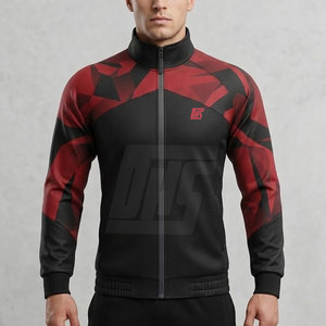 Veste de lutte sublimée, fermeture éclair intégrale, légère, vêtements de sport d'entraînement athlétique avec tissu pour équipes et compétitions - Product Image 3