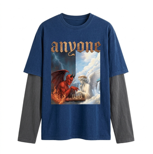 Camiseta Personalizada para Hombre, Estilo Acid Wash, Streetwear Hip Hop, 230gsm, 100% Algodón, con Logotipo Personalizado, Talla Grande, Estilo Vintage - Product Image 1