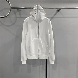 Sweat à capuche zippé pour homme 2025, logo personnalisé, doux, haute qualité, 100% coton, pour l'hiver, design personnalisé en vente - Product Image 6