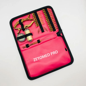 Professional Stainless Steel Hair Extension Tools Set Gold 3-Hole Plier with Hair Section Clips & <b>Beads</b> <b>Thread</b> Alligator Clips - Product Image 5