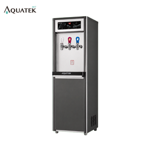 Distributeur d'eau chaude/ambiante/froide électrique en acier inoxydable facile à utiliser AQ-9113 avec interrupteur de sécurité pour usage commercial et hôtelier 910W - Product Image 1