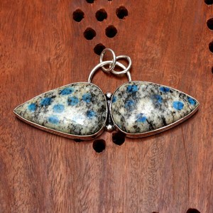 จี้อะซูไรต์ทำมือ สร้อยคอเงินแท้ เครื่องประดับอัญมณีหรูหรา ของขวัญสุดหรูสำหรับผู้หญิง เครื่องประดับชั้นดี - Product Image 6