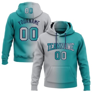 2026 ODM Wholesale Custom Gradient Zipper <b>Hoodie</b> Men's 100% Cotton French Terry Sport Sweatshirt Team <b>Name</b> Pocket Autumn - Product Image 4