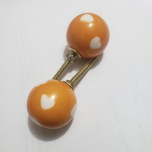 Boutons de porte en résine colorée de style antique rose fushia Poignées et poignées rondes uniques pour décoration d'intérieur bohème, rustique ou éclectique - Product Image 4