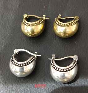 ต่างหูแบบห่วงสไตล์โบฮีเมียน ผลิตจากโลหะผสม น้ำหนักเบา เหมาะสำหรับใส่ทุกวัน ผลิตในอินเดีย ราคาโรงงาน - Product Image 1