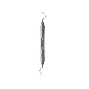 Herramienta Periodontal Manual de Doble Extremo # Cureta Gracey 9/10 - Mango de Acero Satinado (SG9/106) para Eliminar Cálculos Supra- y Subgingivales - Product Image 2
