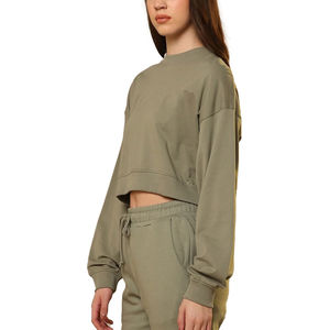 Sudadera con Capucha de Forro Polar para Mujer con Logotipo Personalizado, Estilo Urbano, Manga Larga, Corte Regular, Mezcla de Poliéster/Algodón - Product Image 2