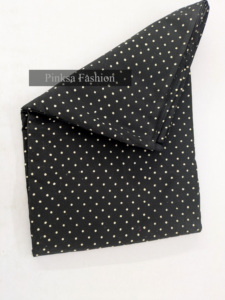 Polka Dot Cotton Fabric - Breathable Black & <b>White</b> Printed Material for Summer Dresses, Shirts, DIY Sewing & Home Textile - Product Image 2