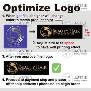 Astrid 29 X 60 cm Custom Logo Single Tier Display <b>Hangers</b> for Extensions Hair Wig Bags Space-Saving Wardrobe Bathroom Organizers - Product Image 2