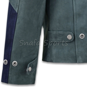 Chaquetas de cuero personalizadas para mujer, chaquetas de cuero a prueba de viento, chaquetas de motociclista, chaqueta bomber de cuero para uso urbano. - Product Image 6