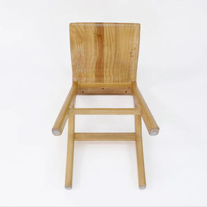 Taburete de Bar Moderno Tapizado con Patas de Madera Maciza, Asiento de Cuero Sintético, Mueble Cómodo para Interiores, Hogar, Cocina, Restaurante - Product Image 4