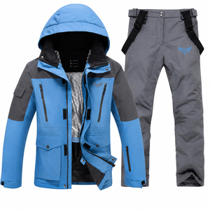 Traje de Esquí para Hombre, Invierno 2026, Impermeable, Cortavientos, Chaqueta y Pantalones con Forro Polar Térmico, para Senderismo y Snowboard - Product Image 1