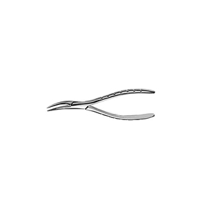 Tooth removal tool made for clinical use providing consistent <b>grip</b> and <b>controlled</b> handling in dental procedures Dental Forceps - Product Image 3