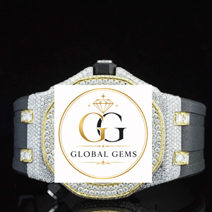 Customized Iced Moissanite ETA <b>Automatic</b> Mechanical Business Watch VVS Diamonds Stainless Steel White Gold Hip Hop Movement Gift - Product Image 1