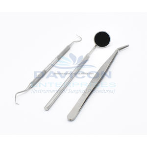 Kit d'examen dentaire professionnel de haute qualité en acier inoxydable, certifié CE, pinces chirurgicales médicales de différentes tailles - Product Image 4