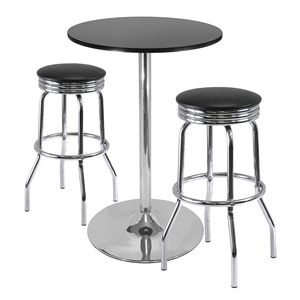 Vertice 3 pezzi mobili da Bar Set 28 \ "tavolo con 2 sgabelli per uso Pub o domestico - Product Image 1
