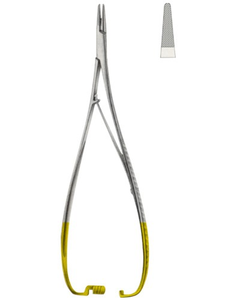 Porte-aiguilles complet Matthew en acier inoxydable de haute qualité, certifié CE, garantie 1 an, Classe I, manuel, autoclavable, ergonomique, facile à utiliser - Product Image 6