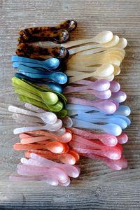 ช้อนสลัดเรซิ่นทำมือสไตล์เพอร์เฟค ชุดช้อนเสิร์ฟตกแต่ง ช้อนผสมอาหาร ช้อนดินเนอร์ ด้ามจับช้อนสลัด - Product Image 5