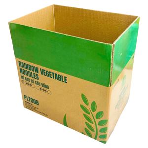 OEM Recycled Materials Glossy 5-Layer Folder Box Rectangle Corrugated <b>Paper</b> <b>Packaging</b> Premium Young Coconut Air Sea Express - Product Image 2