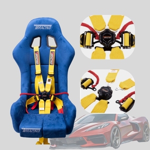 Arnés de Seguridad para Asiento de Carreras OEM ODM SPORT PLUS 3 FIA 8853 2016 con Ajustador de Hombro de 2 Pulgadas para Carreras Profesionales - Product Image 2