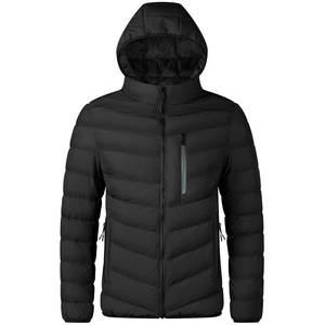 Wholesale Lookati Sports Custom Men's Waterproof Puffer <b>Jacket</b> Winter Hooded Warm Bomber Coat Comfort Windproof <b>Canvas</b> Quick Dry - Product Image 2
