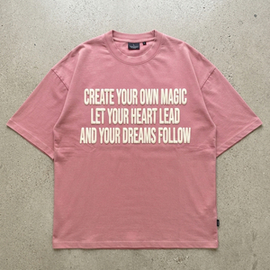 T-shirt surdimensionné personnalisé pour femme avec impression en relief, en coton premium, style streetwear ample, vente en gros, fabricant de t-shirts imprimés lourds pour femmes - Product Image 1