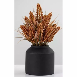 Vase en métal martelé doré de luxe, grand cylindre décoratif, pot à fleurs finition laiton, centre de table pour mariage et décoration intérieure OEM - Product Image 6