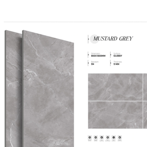 Paneles de Porcelana de Alto Brillo Ejecutivos 800x1600 1200x1800 750x1500mm para Instalaciones Arquitectónicas Premium - Product Image 1