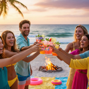 Vasos Desechables de Plástico Transparente de 14 oz, Libres de BPA, a Prueba de Fugas, Ecológicos, para Fiestas, Playa, Piscina y Celebraciones - Product Image 2