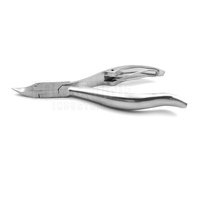 Coupe-ongles pliable en acier inoxydable, petit coupe-ongles pour doigts, couleur et logo personnalisables, coupe-ongles de haute qualité
