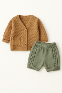 Newborn Baby Fashion <b>Knit</b> <b>Set</b> Soft Warm Infant Clothing Winter Outfit Premium Comfort Custom Design Production - Product Image 5